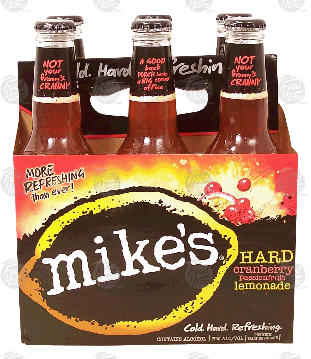 Mike's  hard cranberry lemonade, 5.2% alc/vol, 6 12-ounce glass bottles Full-Size Picture